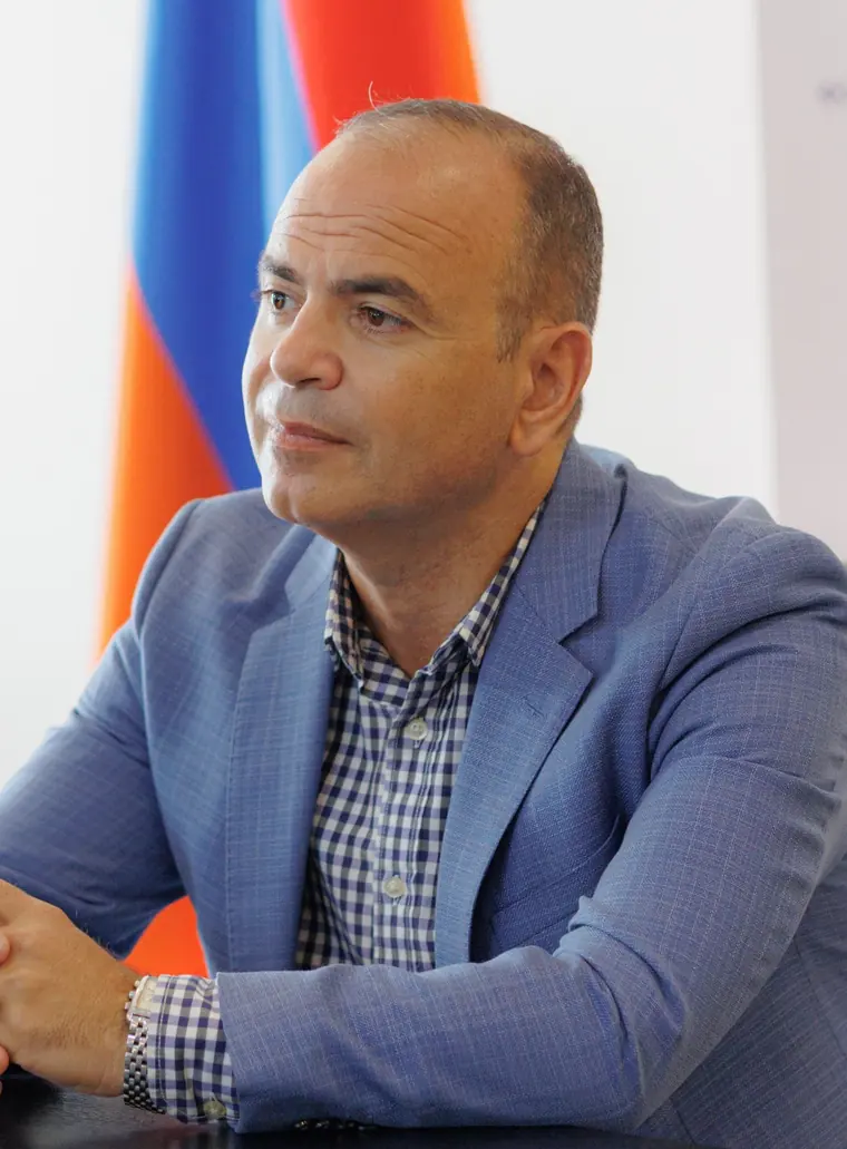 Portrait of Zareh Sinanyan